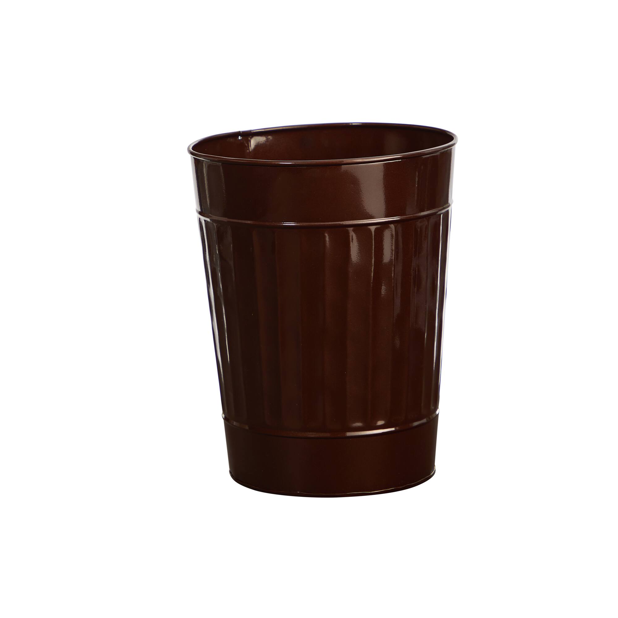 10" Brown Farmhouse Country Pail Planter